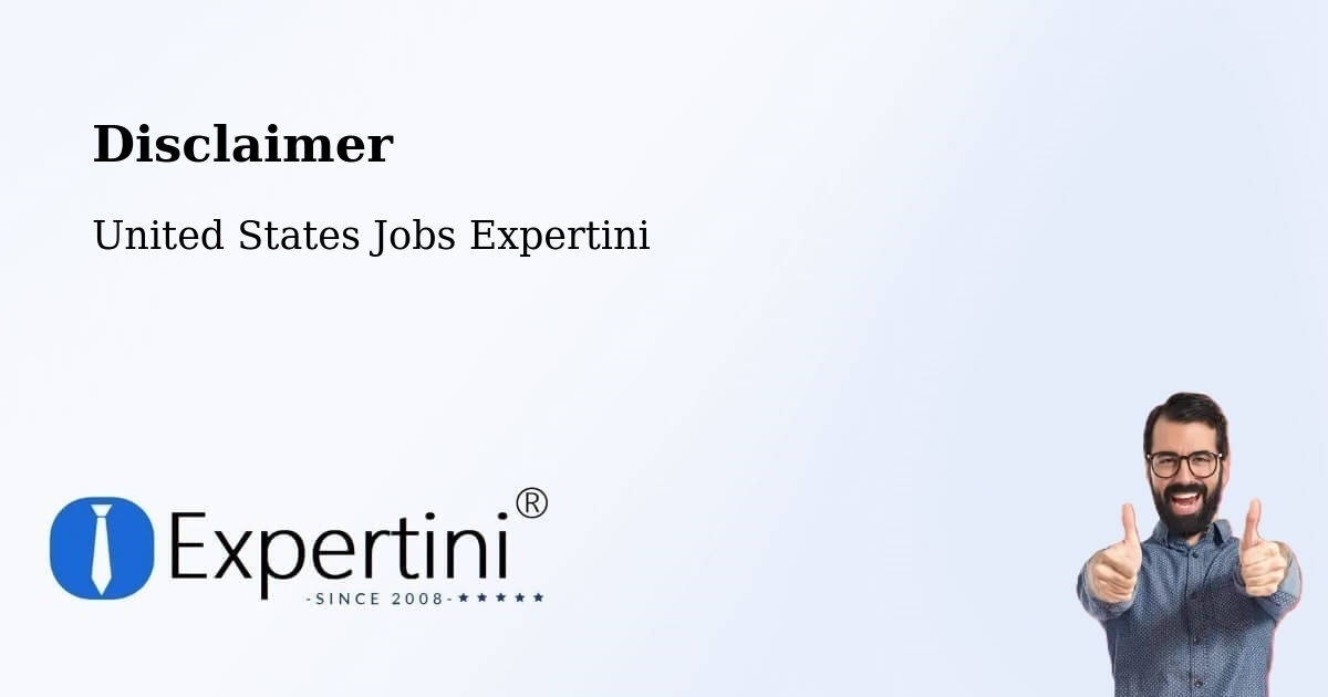 Disclaimer – Suwanee - United States Jobs Expertini